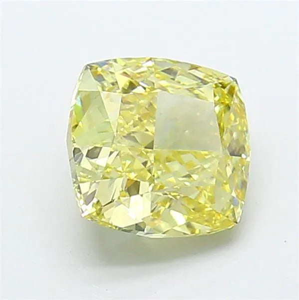 2.13ct Cushion modified Lab Grown Diamond (Colour Fancy Yellow, Clarity VVS2, IGI Certified)