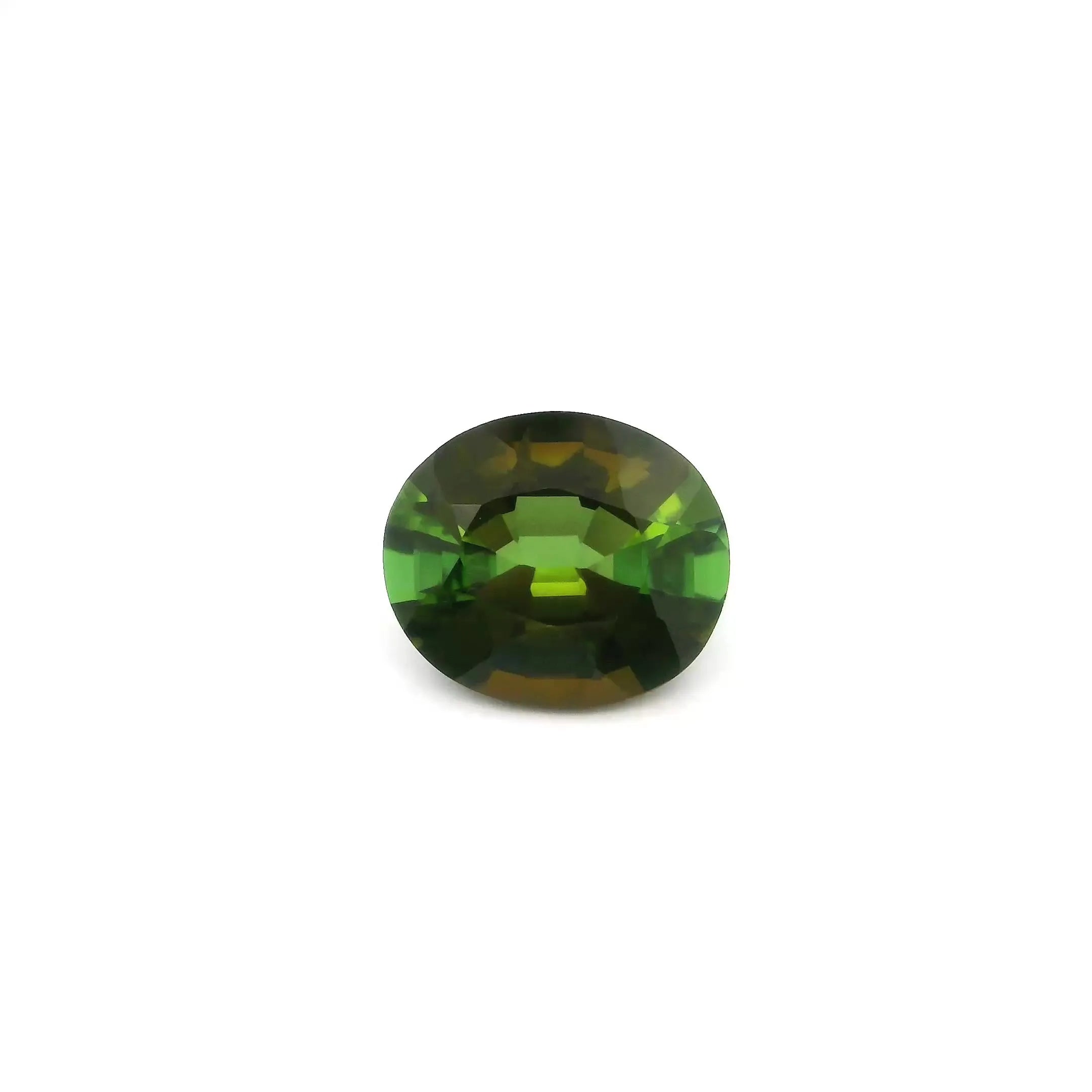 2.14ct Oval Natural Tourmaline (Colour Green, Clarity Eye Clean, Cut Faceted)