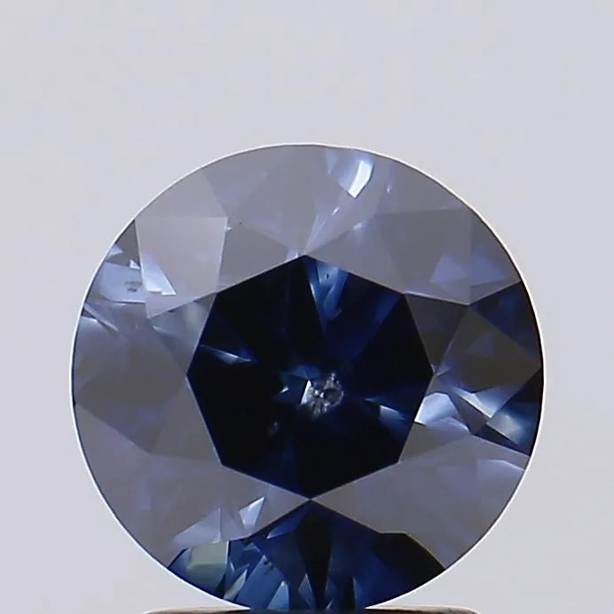 2.14ct Round Lab Grown Diamond (Colour Fancy Deep Blue, Clarity I1, Cut EX, Uncertified)