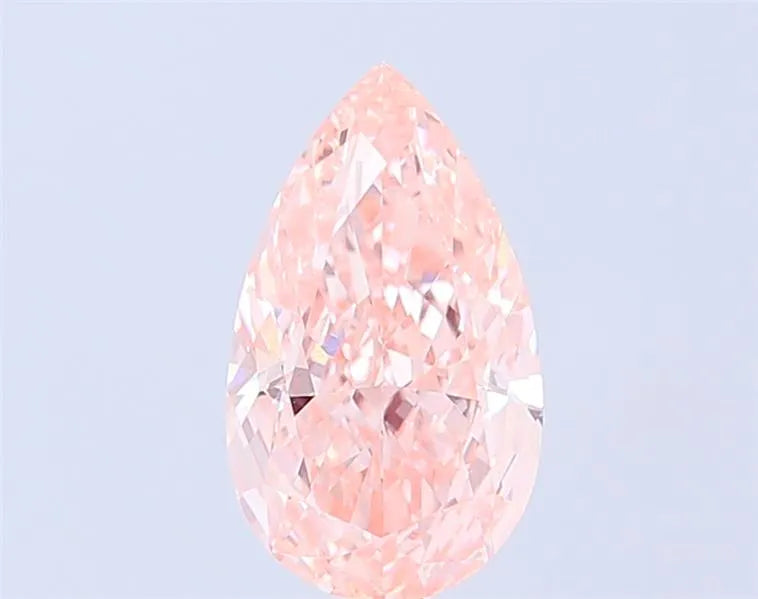2.16ct Pear Lab Grown Diamond (Colour Fancy Intense Pink, Clarity VVS2, IGI Certified)