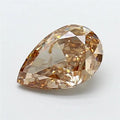 2.17ct Pear Lab Grown Diamond (Colour Fancy Light Brown, Clarity VVS2, IGI Certified)