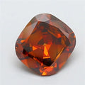 2.18ct Cushion modified Lab Grown Diamond (Colour Fancy Brownish Orange, Clarity VVS2, IGI Certified)