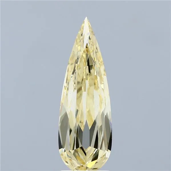 2.20ct Pear Lab Grown Diamond (Colour Fancy Yellow, Clarity VS1, IGI Certified)