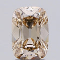 2.22ct Cushion brilliant Lab Grown Diamond (Colour Fancy Light Brown, Clarity VS1, IGI Certified)