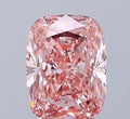 2.22ct Cushion modified Lab Grown Diamond (Colour Fancy Vivid Pink, Clarity VS2, IGI Certified)