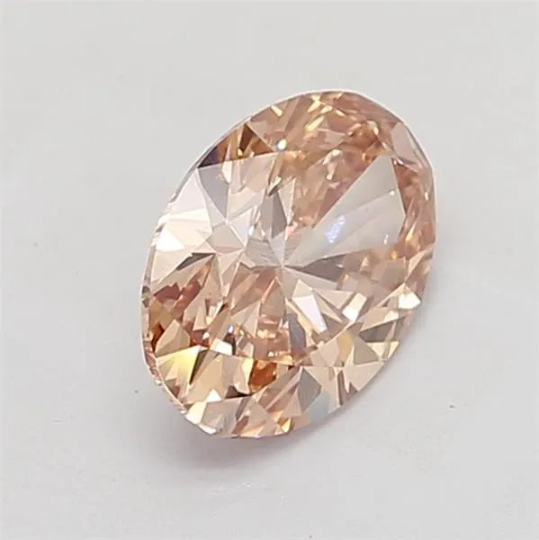 2.22ct Oval Lab Grown Diamond (Colour Champagne, Clarity VS1, Uncertified)