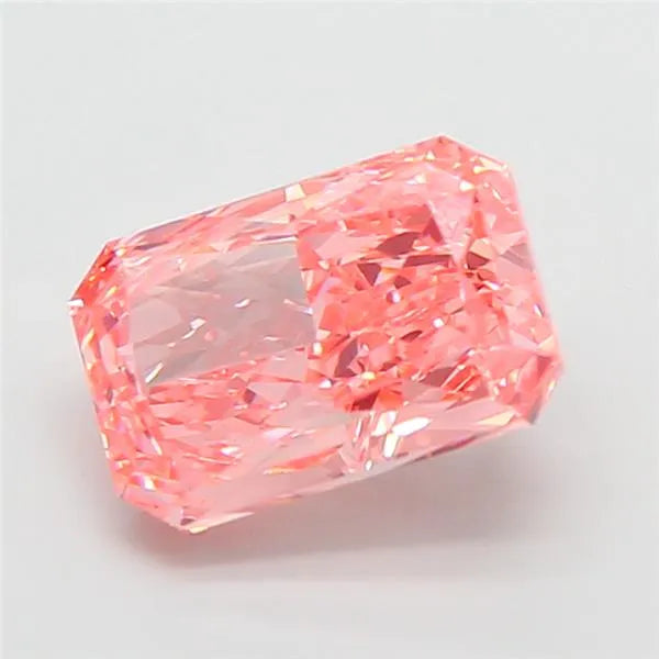 2.22ct Radiant Lab Grown Diamond (Colour Fancy Vivid Pink, Clarity VS1, IGI Certified)