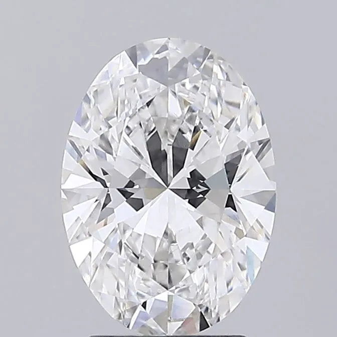 2.24ct Oval Lab Grown Diamond (Colour E, Clarity VVS2, IGI Certified)