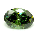 2.25ct Oval Lab Grown Diamond (Colour Fancy Vivid Green, Clarity VS1, IGI Certified)