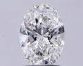 2.25ct Oval Lab Grown Diamond (Colour G, Clarity VVS2, IGI Certified)