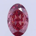 2.30ct Oval Lab Grown Diamond (Colour Fancy Vivid Purplish Pink, Clarity SI1, Uncertified)