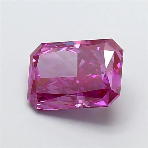 2.35ct Radiant Lab Grown Diamond (Colour Fancy Vivid Pink, Clarity VS1, Uncertified)