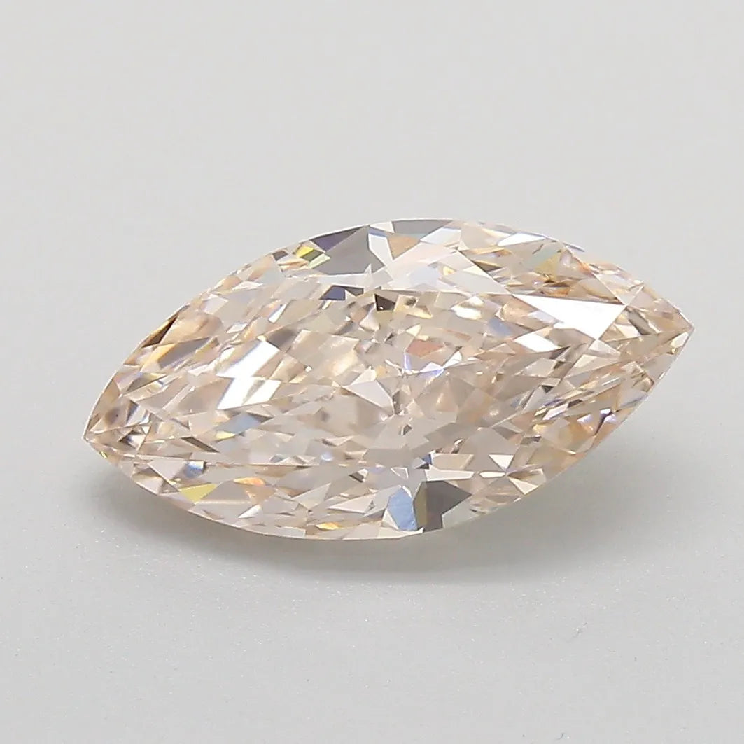 2.37ct Marquise Lab Grown Diamond (Colour Faint Brown, Clarity VS1, IGI Certified)