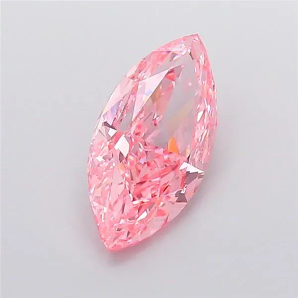 2.40ct Marquise Lab Grown Diamond (Colour Fancy Vivid Pink, Clarity VVS2, IGI Certified)