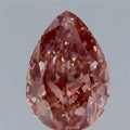 2.40ct Pear Lab Grown Diamond (Colour Fancy Vivid Brown Pink, Clarity VS1, IGI Certified)