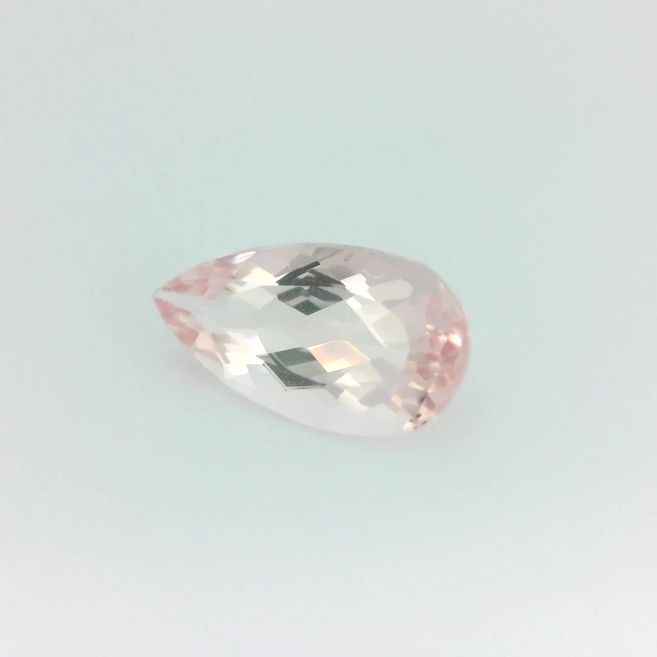 2.42ct Pear Natural Morganite (Colour Pink, Clarity Eye Clean, Cut Faceted)