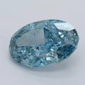 2.45ct Oval Lab Grown Diamond (Colour Fancy Vivid Blue, Clarity VS1, IGI Certified)