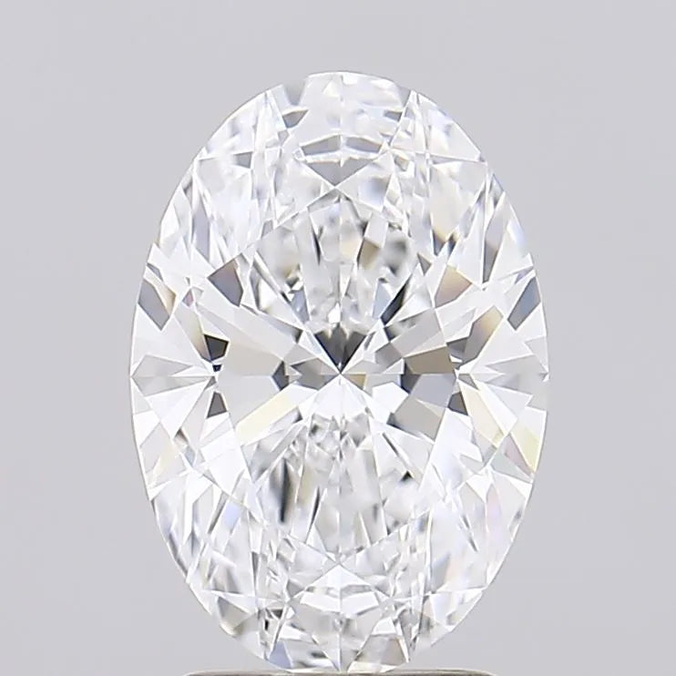 2.47ct Oval Lab Grown Diamond (Colour D, Clarity IF, IGI Certified)