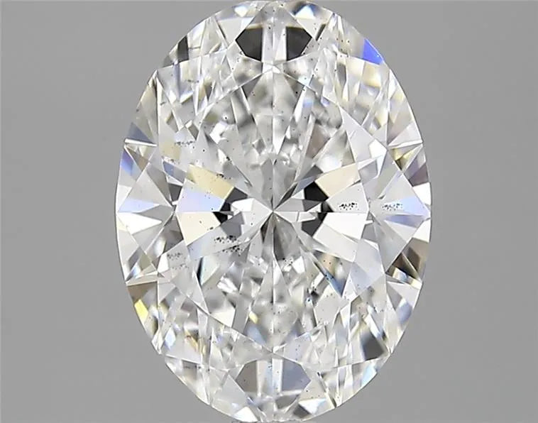 2.50ct Oval Lab Grown Diamond (Colour D, Clarity SI1, IGI Certified)