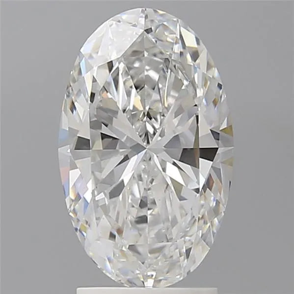 2.50ct Oval Lab Grown Diamond (Colour D, Clarity VS1, IGI Certified)