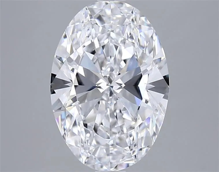2.50ct Oval Lab Grown Diamond (Colour D, Clarity VVS1, IGI Certified)
