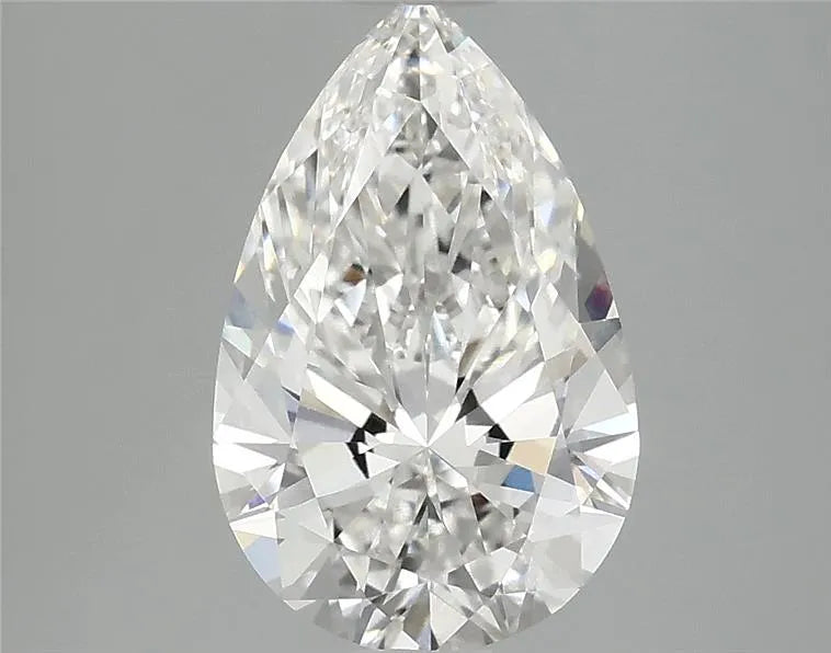 2.50ct Pear Lab Grown Diamond (Colour F, Clarity VVS2, IGI Certified)