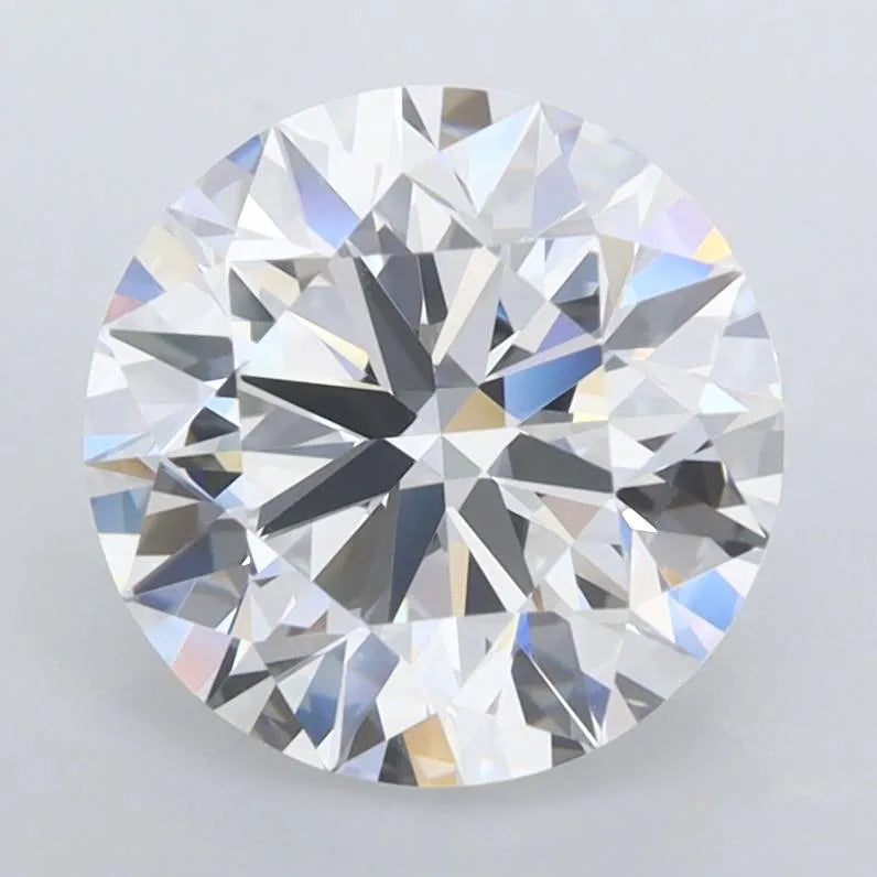 2.50ct Round Lab Grown Diamond (Colour D, Clarity FL, Cut ID, IGI Certified)