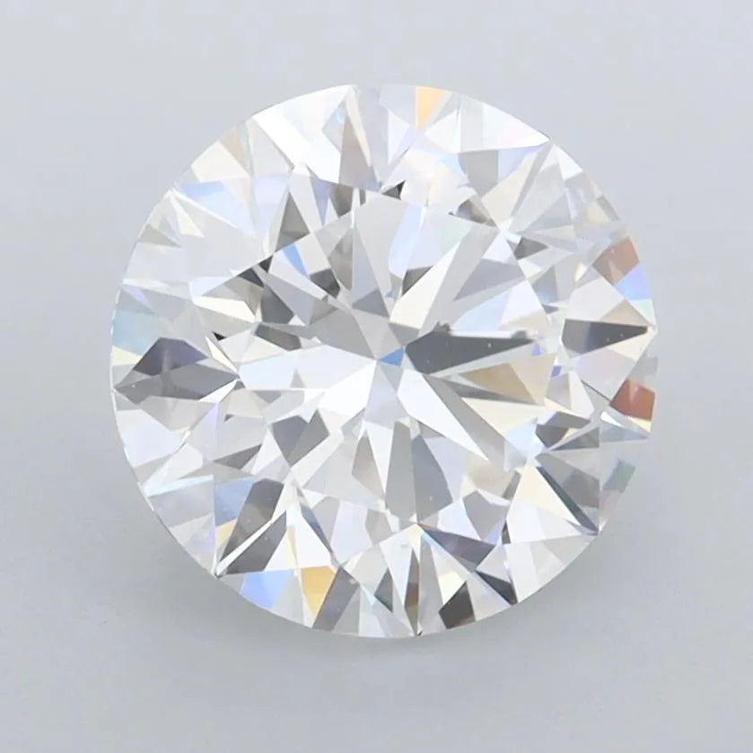 2.50ct Round Lab Grown Diamond (Colour D, Clarity FL, Cut ID, IGI Certified)