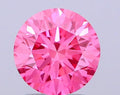 2.50ct Round Lab Grown Diamond (Colour Fancy Vivid Pink, Clarity VS1, Cut EX, IGI Certified)