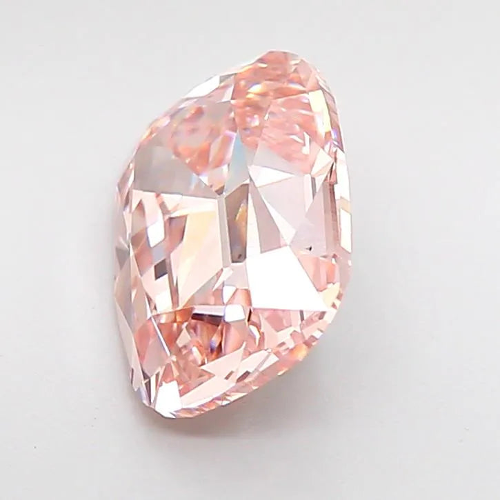 2.51ct Cushion brilliant Lab Grown Diamond (Colour Fancy Pink, Clarity VS2, IGI Certified)