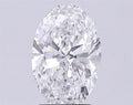 2.51ct Oval Lab Grown Diamond (Colour D, Clarity SI1, IGI Certified)