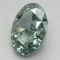 2.51ct Oval Lab Grown Diamond (Colour Fancy Vivid Green, Clarity VS1, IGI Certified)
