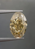 2.51ct Oval Natural Diamond (Colour Fancy Yellow Brown, Clarity VS1, GIA Certified)