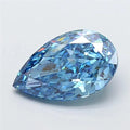 2.51ct Pear Lab Grown Diamond (Colour Fancy Vivid Blue, Clarity VS1, IGI Certified)