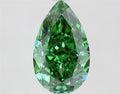 2.51ct Pear Lab Grown Diamond (Colour Fancy Vivid Green, Clarity VS1, IGI Certified)