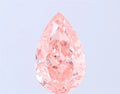 2.51ct Pear Lab Grown Diamond (Colour Fancy Vivid Pink, Clarity VS2, IGI Certified)