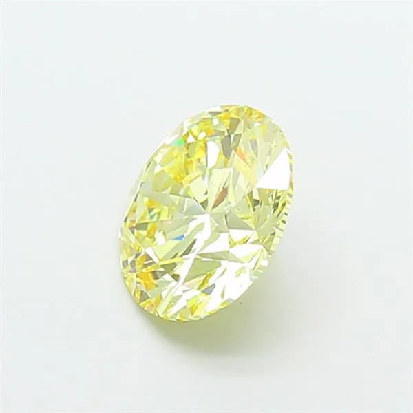 2.51ct Round Lab Grown Diamond (Colour Fancy Yellow, Clarity VS1, Cut ID, IGI Certified)