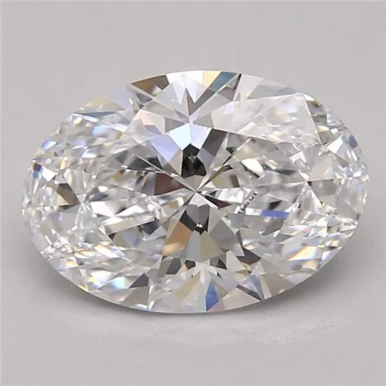 2.52ct Oval Lab Grown Diamond (Colour D, Clarity VVS1, Cut EIGHTX, GCAL Certified)