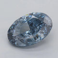 2.52ct Oval Lab Grown Diamond (Colour Fancy Vivid Blue, Clarity VS1, IGI Certified)