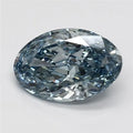 2.52ct Oval Lab Grown Diamond (Colour Fancy Vivid Blue, Clarity VS2, IGI Certified)