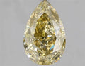 2.52ct Pear Natural Diamond (Colour Fancy Deep Yellow, Clarity VS2, GIA Certified)