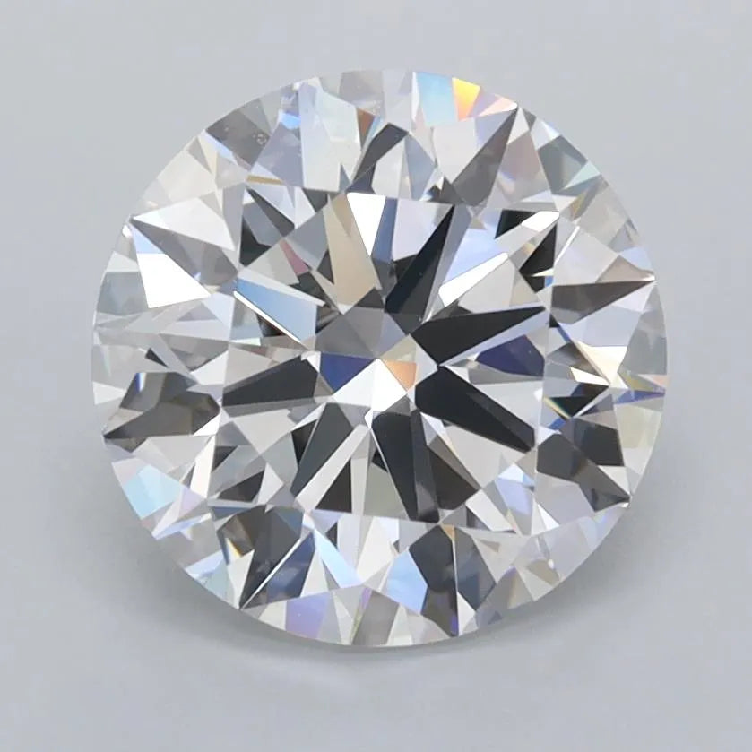 2.52ct Round Lab Grown Diamond (Colour D, Clarity FL, Cut ID, IGI Certified)
