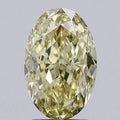 2.53ct Oval Lab Grown Diamond (Colour Fancy Yellow, Clarity VS2, IGI Certified)
