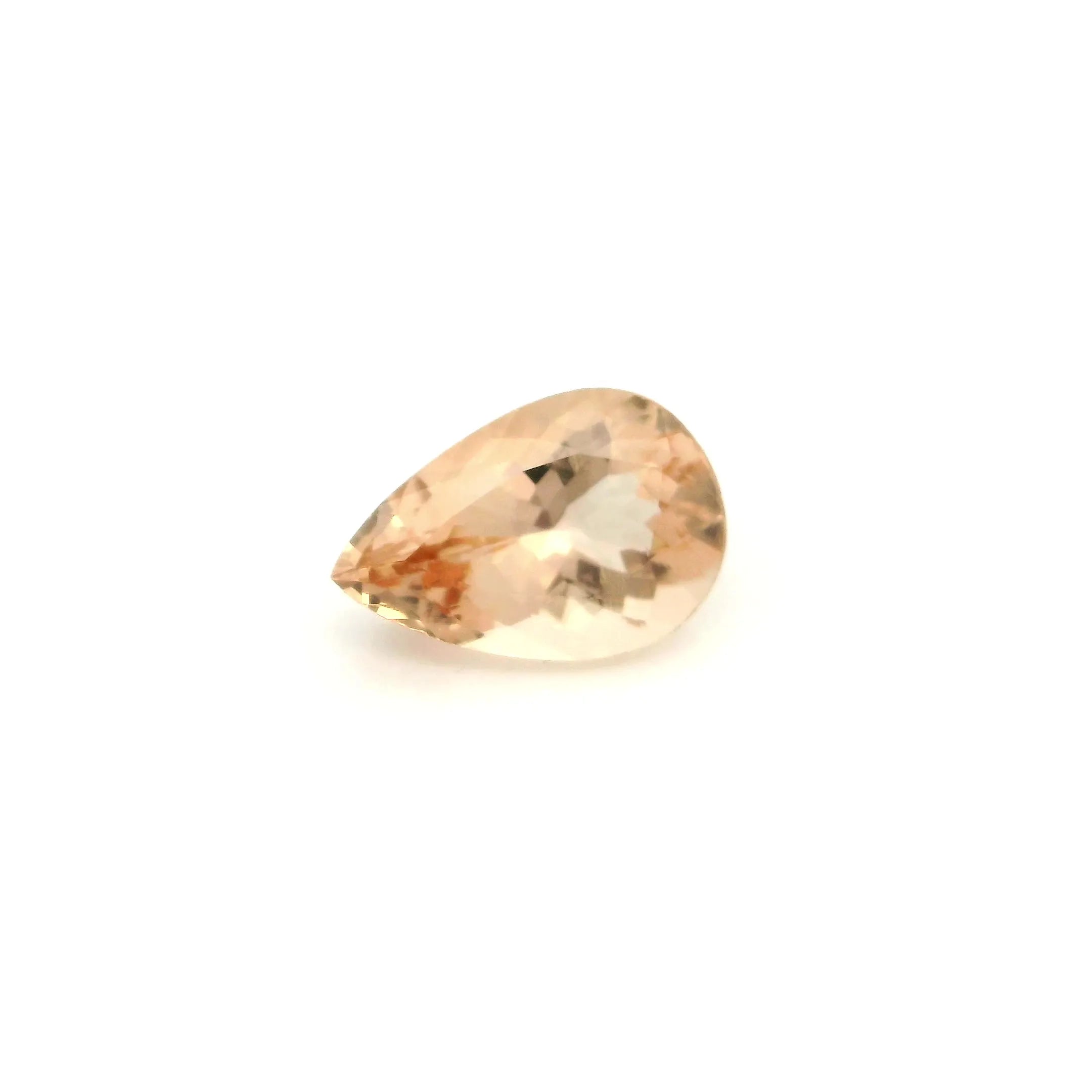 2.54ct Pear Natural Morganite (Colour Pink, Clarity Eye Clean, Cut Faceted)