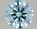 2.54ct Round Lab Grown Diamond (Colour Fancy Vivid Blue, Clarity SI1, Cut ID, IGI Certified)
