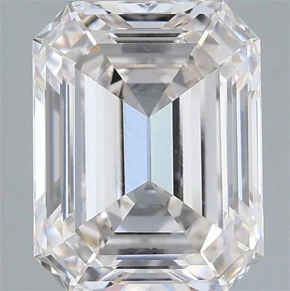 2.55ct Emerald Lab Grown Diamond (Colour G, Clarity VVS2, IGI Certified)