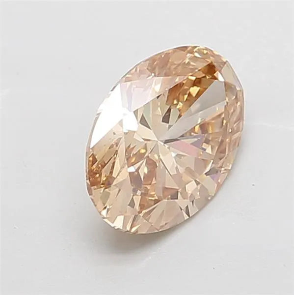 2.55ct Oval Lab Grown Diamond (Colour Champagne, Clarity VS1, Uncertified)