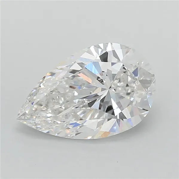 2.55ct Pear Lab Grown Diamond (Colour E, Clarity VVS2, IGI Certified)