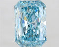2.55ct Radiant Lab Grown Diamond (Colour Fancy Vivid Green Blue, Clarity VS1, IGI Certified)