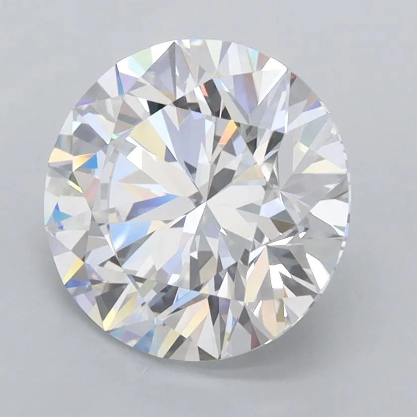2.55ct Round Lab Grown Diamond (Colour D, Clarity FL, Cut ID, IGI Certified)